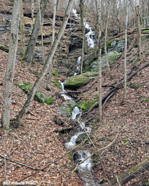 Tall waterfall