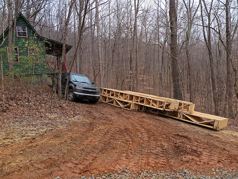 Cabin-truck-trusses